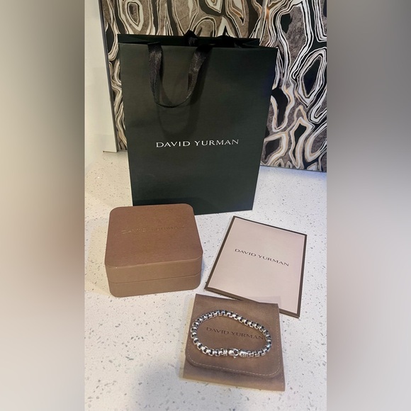 New in box David Yurman men’s box bracelet chain bracelet Authentic - Picture 2 of 7